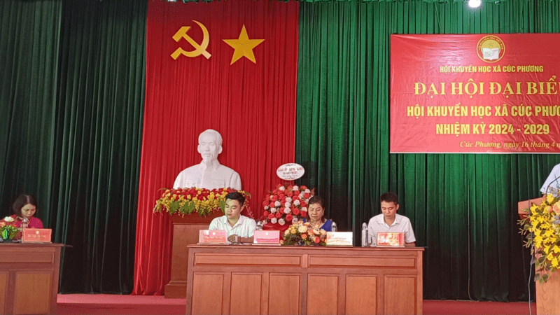 Đại hội hội khuyến học xã Cúc Phương nhiệm kỳ 2024-2029