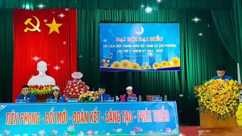 Đại hội đại biểu Hội liên hiệp thanh niên Việt Nam xã Cúc Phương lần thứ V, nhiệm kỳ 2024-2029