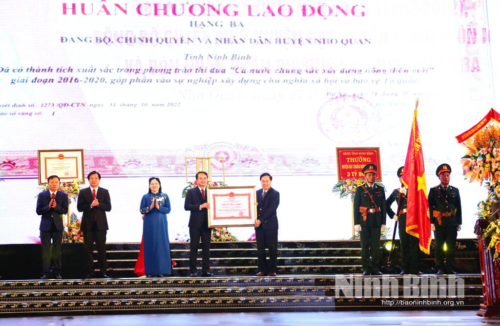 Kỷ niệm 160 năm danh xưng Nho Quan và đón bằng công nhận huyện nông thôn mới