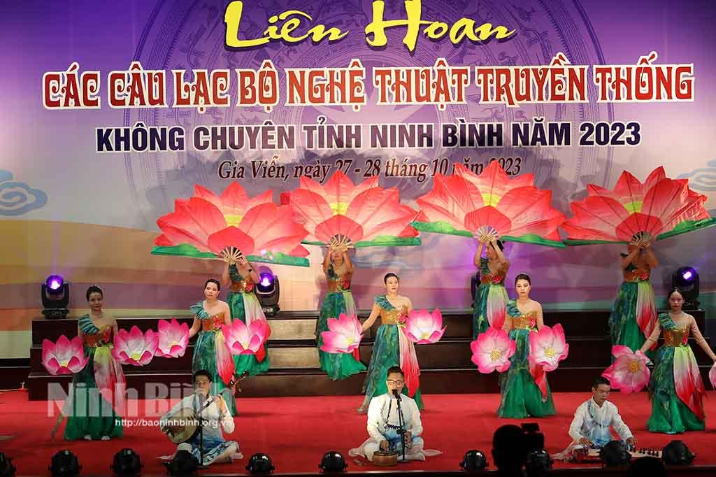 33 tiết mục được trao giải tại Liên hoan các CLB nghệ thuật truyền thống không chuyên tỉnh Ninh Bình năm 2023