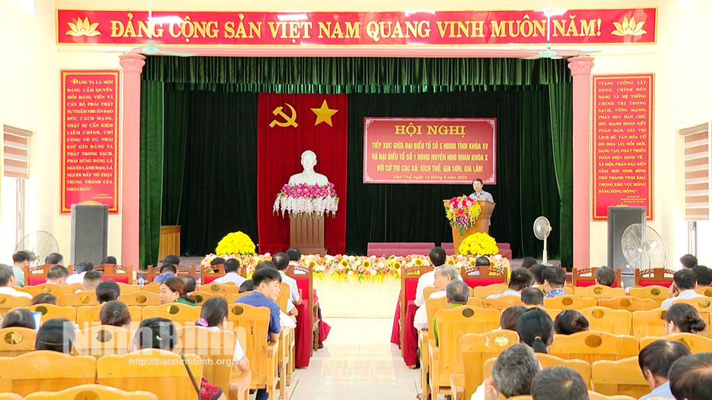 Đại biểu HĐND tỉnh tiếp xúc cử tri các huyện thành phố